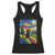 Whimsical Black Cat Pride Flag Racerback Tank Top Colorful LGBTQ Rainbow TS02 Black Print Your Wear