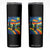 Whimsical Black Cat Pride Flag Skinny Tumbler Colorful LGBTQ Rainbow TS02 Black Print Your Wear