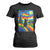 Whimsical Black Cat Pride Flag T Shirt For Women Colorful LGBTQ Rainbow TS02 Black Print Your Wear