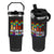 We Are All Human Rainbow Hands Flip Straw Tumbler LGBTQ+ Unity Equality Pride Month TS02 One Size: 30 oz Black Print Your Wear