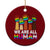 We Are All Human Rainbow Hands Ceramic Ornament LGBTQ+ Unity Equality Pride Month TS02 1pc Red Print Your Wear