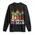 We Are All Human Rainbow Hands Long Sleeve Shirt LGBTQ+ Unity Equality Pride Month TS02 Black Print Your Wear