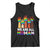 We Are All Human Rainbow Hands Tank Top LGBTQ+ Unity Equality Pride Month TS02 Black Print Your Wear