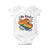 Be Kind Rainbow Heart Baby Onesie Spread Kindness LGBTQ Love Pride Month TS02 White Print Your Wear