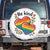 Be Kind Rainbow Heart Spare Tire Cover Spread Kindness LGBTQ Love Pride Month TS02 No hole White Print Your Wear
