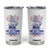 Rejecting Kings Since 1776 Tumbler Cup Vintage Patriotic Ship 4th Of July Fireworks TS02 White Print Your Wear