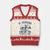 If Genders Confuse You Go Milk a Bull V-Neck Knit Sweater Vest Sarcastic Country Humor TS02 Beige Red Print Your Wear