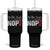 We The People Say Nope Tumbler With Handle Retro Patriotic No Kings Political Satire TS02 One Size: 40 oz Black Print Your Wear