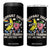 Support Your Fruity Friends 4 in 1 Can Cooler Tumbler Retro Cute Banana and Berry LGBT Pride Support TS02 One Size: 16 oz Black Print Your Wear