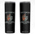 Anti Cancer Skeleton Middle Finger Skinny Tumbler Floral Fck Cancer TS02 Black Print Your Wear