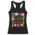 No Kings No Fascists No Tyrants No Nazis Racerback Tank Top Subtle Resist Retro Boho Floral TS02 Black Print Your Wear