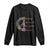 No Kings No Fascists No Tyrants No Nazis Long Sleeve Shirt Resist Retro Boho Floral Peace Sign TS02 Black Print Your Wear