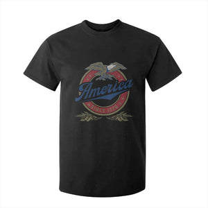 America Since 1776 T Shirt For Kid 4th of July Retro Vintage Patriotic Eagle Pride TS02 Black Print Your Wear