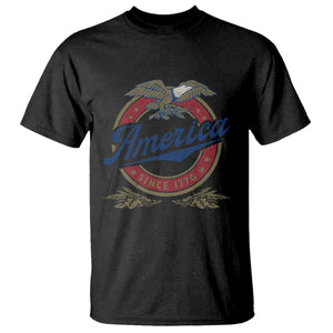 America Since 1776 T Shirt 4th of July Retro Vintage Patriotic Eagle Pride TS02 Black Print Your Wear