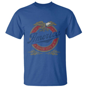America Since 1776 T Shirt 4th of July Retro Vintage Patriotic Eagle Pride TS02 Royal Blue Print Your Wear