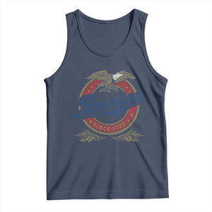 America Since 1776 Tank Top 4th of July Retro Vintage Patriotic Eagle Pride TS02 Navy Print Your Wear