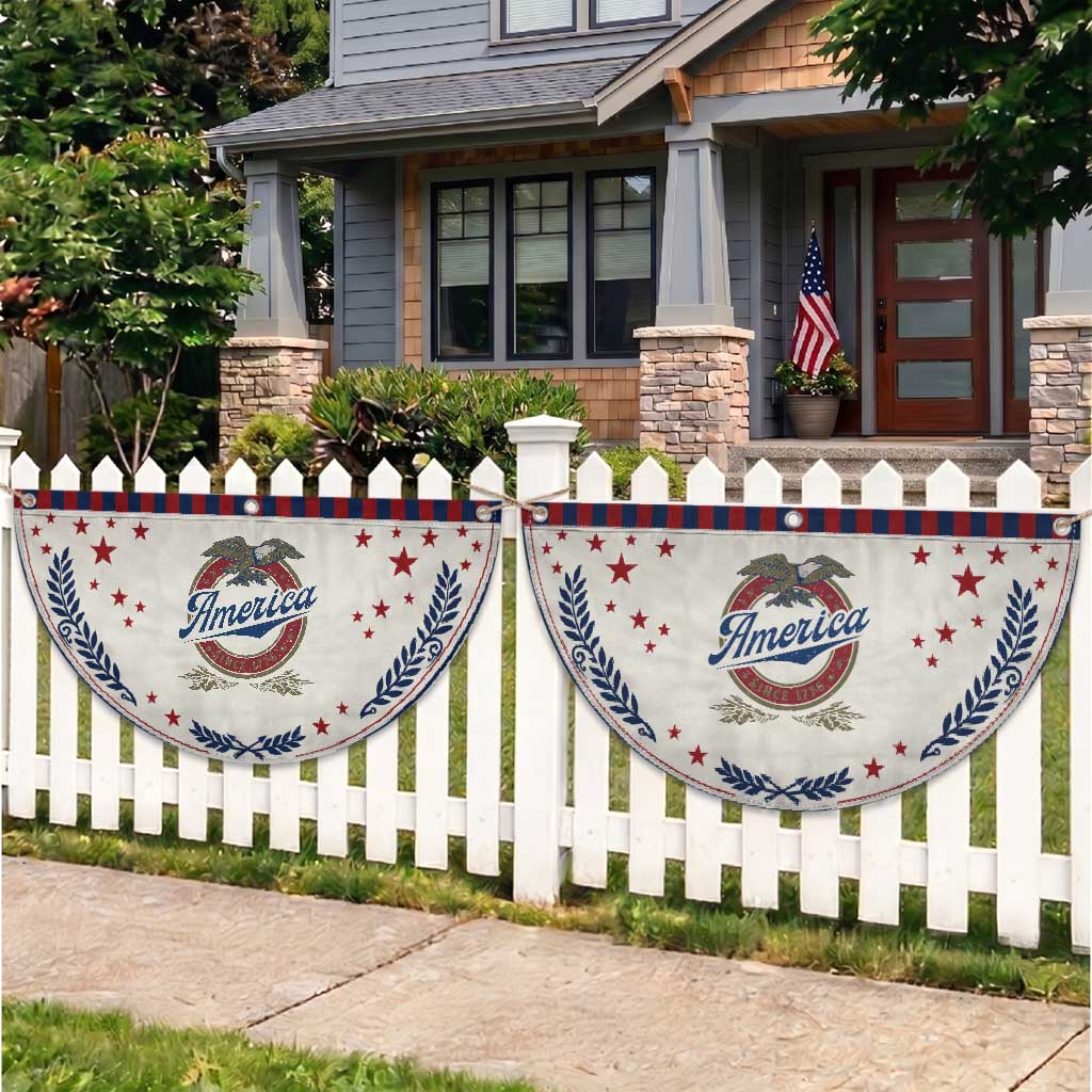 America Since 1776 Patriotic Fan Flag 4th of July Retro Vintage Eagle Pride