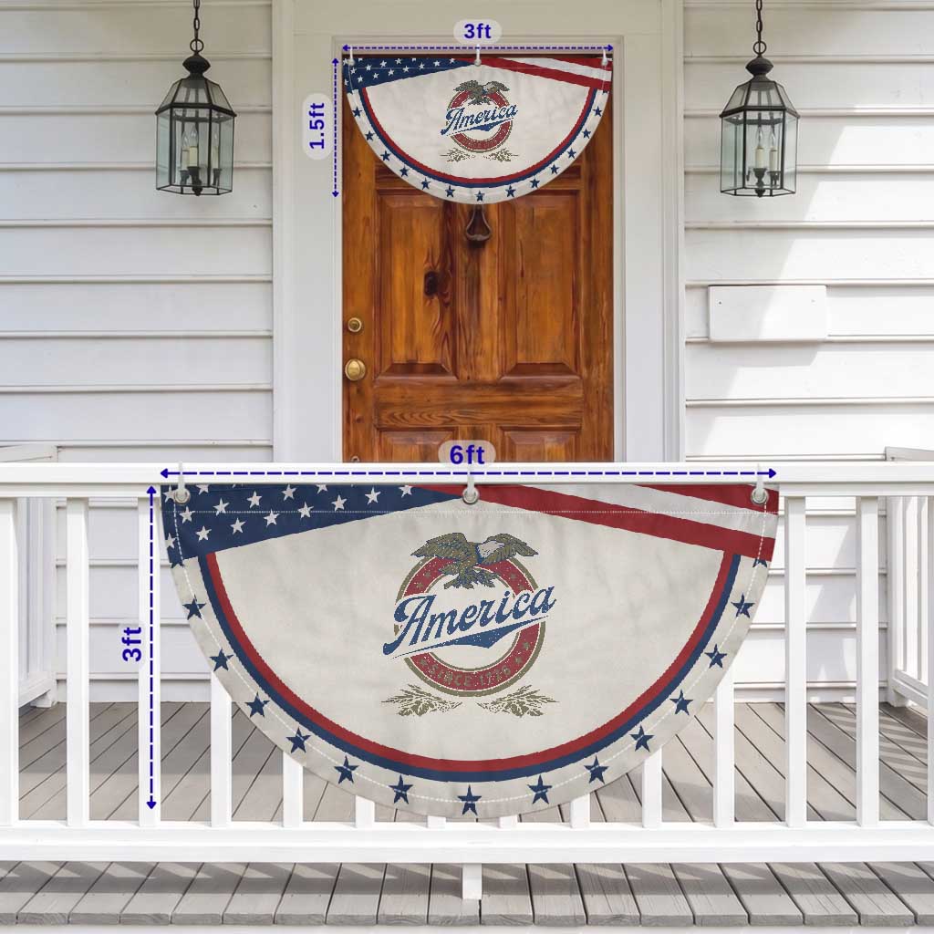 America Since 1776 Patriotic Fan Flag 4th of July Retro Vintage Eagle Pride