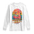 Americas Gulf Est 2025 Long Sleeve Shirt Funny Trump Flamingo Float Patriotic Beach TS02 White Print Your Wear