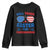 Will Trade Sister for Firecrackers Youth Sweatshirt Funny 4th of July Patriotic Humor TS02 Black Print Your Wear