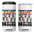There's Some Gays in This House 4 in 1 Can Cooler Tumbler Funny LGBTQ+ Horror Character Pride Mashup TS02 One Size: 16 oz White Print Your Wear