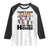 There's Some Gays in This House Raglan Shirt Funny LGBTQ+ Horror Character Pride Mashup TS02 White Black Print Your Wear