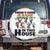 There's Some Gays in This House Spare Tire Cover Funny LGBTQ+ Horror Character Pride Mashup TS02 No hole White Print Your Wear