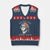 Funny George Washington V-Neck Knit Sweater Vest We All Are Going To Die Sarcasm Political American USA TS02 Navy Red Print Your Wear