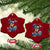 Chill the Fourth Out Skeleton Ceramic Ornament Funny Patriotic 4th of July Fireworks Party TS02 Print Your Wear