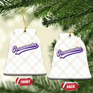 Geauxmaha Vintage Throwback Design Ceramic Ornament Gold Baseball Fan TS02 Print Your Wear