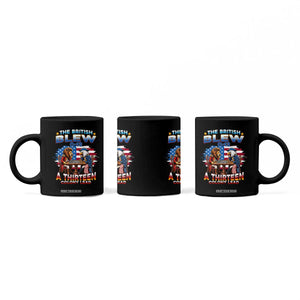 The British Blew A Thirteen Colony Lead 0-13 Lion vs Eagle Coffee Mug Chess Match Patriotic 4th of July Funny History Graphic