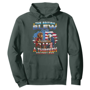 The British Blew A Thirteen Colony Lead 0-13 Lion vs Eagle Hoodie Chess Match Patriotic 4th of July Funny History Graphic
