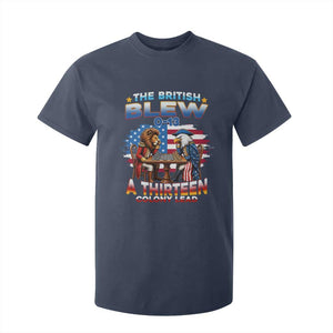 The British Blew A Thirteen Colony Lead 0-13 Lion vs Eagle T Shirt For Kid Chess Match Patriotic 4th of July Funny History Graphic