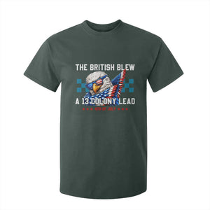 The British Blew A 13 Colony Lead Dabbing Eagle T Shirt For Kid Funny Patriotic 4th of July History Humor Graphic