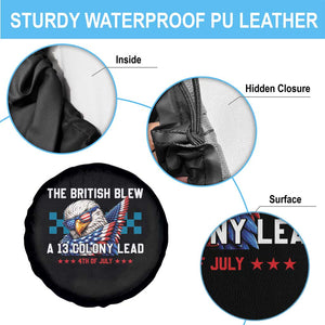 The British Blew A 13 Colony Lead Dabbing Eagle Spare Tire Cover Funny Patriotic 4th of July History Humor Graphic TS02 Print Your Wear