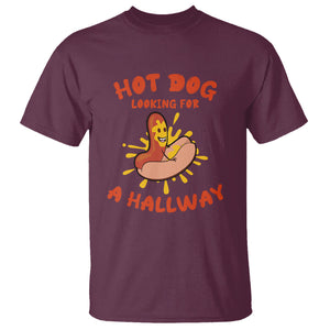 Hot Dog Looking For A Hallway Funny Adult Joke Glizzy Slang T Shirt TS02 Printyourwear