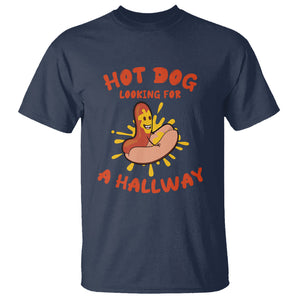 Hot Dog Looking For A Hallway Funny Adult Joke Glizzy Slang T Shirt TS02 Printyourwear