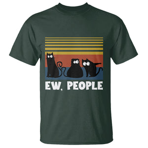 Sarcastic Cat T Shirt Ew People Hater TS02 Printyourwear