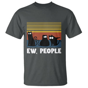 Sarcastic Cat T Shirt Ew People Hater TS02 Printyourwear