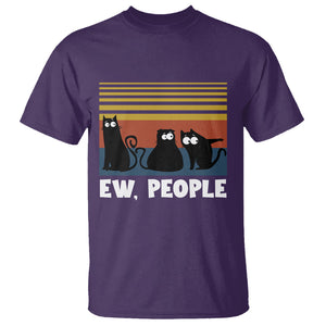 Sarcastic Cat T Shirt Ew People Hater TS02 Printyourwear