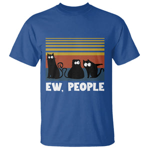 Sarcastic Cat T Shirt Ew People Hater TS02 Printyourwear