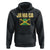 Retro Jamaica Hoodie Tropical Jamaican Flag TS02 Black Print Your Wear