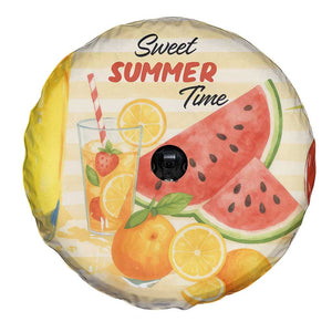 Sweet Summer Time Citrus Fruit Cocktails Poolside Beach Spare Tire Cover TS02 Print Your Wear