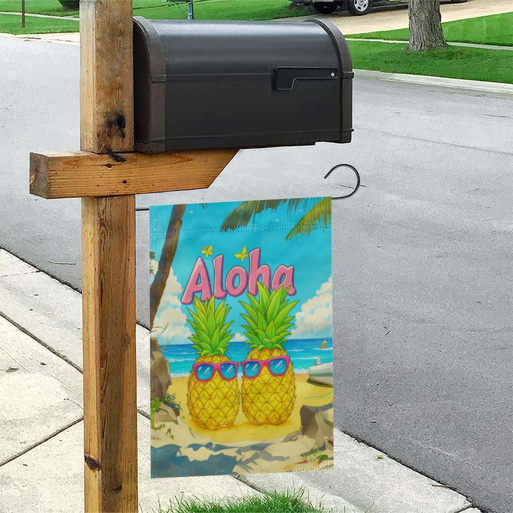 Aloha Sunglasses Pineapples Tropical Hawaii Garden Flag Beach Vacation Oasis Summer Vibes TS02 Print Your Wear