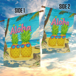 Aloha Sunglasses Pineapples Tropical Hawaii Garden Flag Beach Vacation Oasis Summer Vibes TS02 Print Your Wear