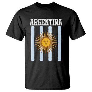 Argentina Sun of May Flag Retro Graphic T Shirt Patriotic Argentine Heritage Pride Souvenir TS02 Black Print Your Wear