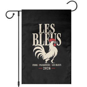 Les Bleus France Soccer Retro Rooster Graphic Garden Flag Proud Passionate French Pride Vintage Football Fans Gear TS02 Black Print Your Wear