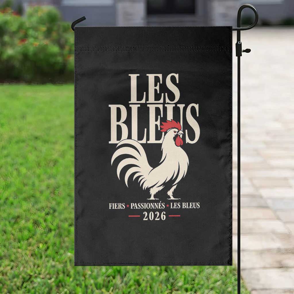 Les Bleus France Soccer Retro Rooster Graphic Garden Flag Proud Passionate French Pride Vintage Football Fans Gear TS02 Print Your Wear