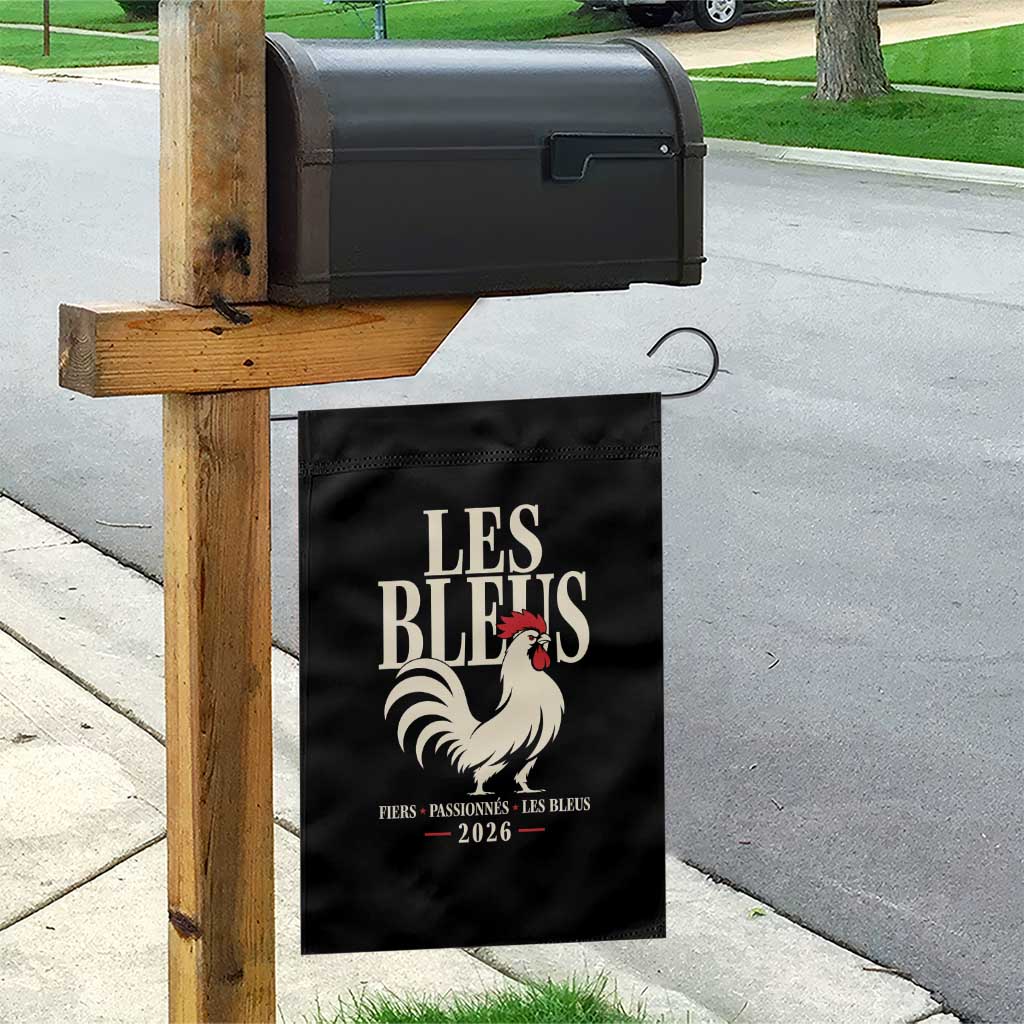 Les Bleus France Soccer Retro Rooster Graphic Garden Flag Proud Passionate French Pride Vintage Football Fans Gear TS02 Print Your Wear