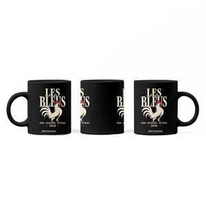 Les Bleus France Soccer Retro Rooster Graphic Coffee Mug Proud Passionate French Pride Vintage Football Fans Gear TS02 Print Your Wear